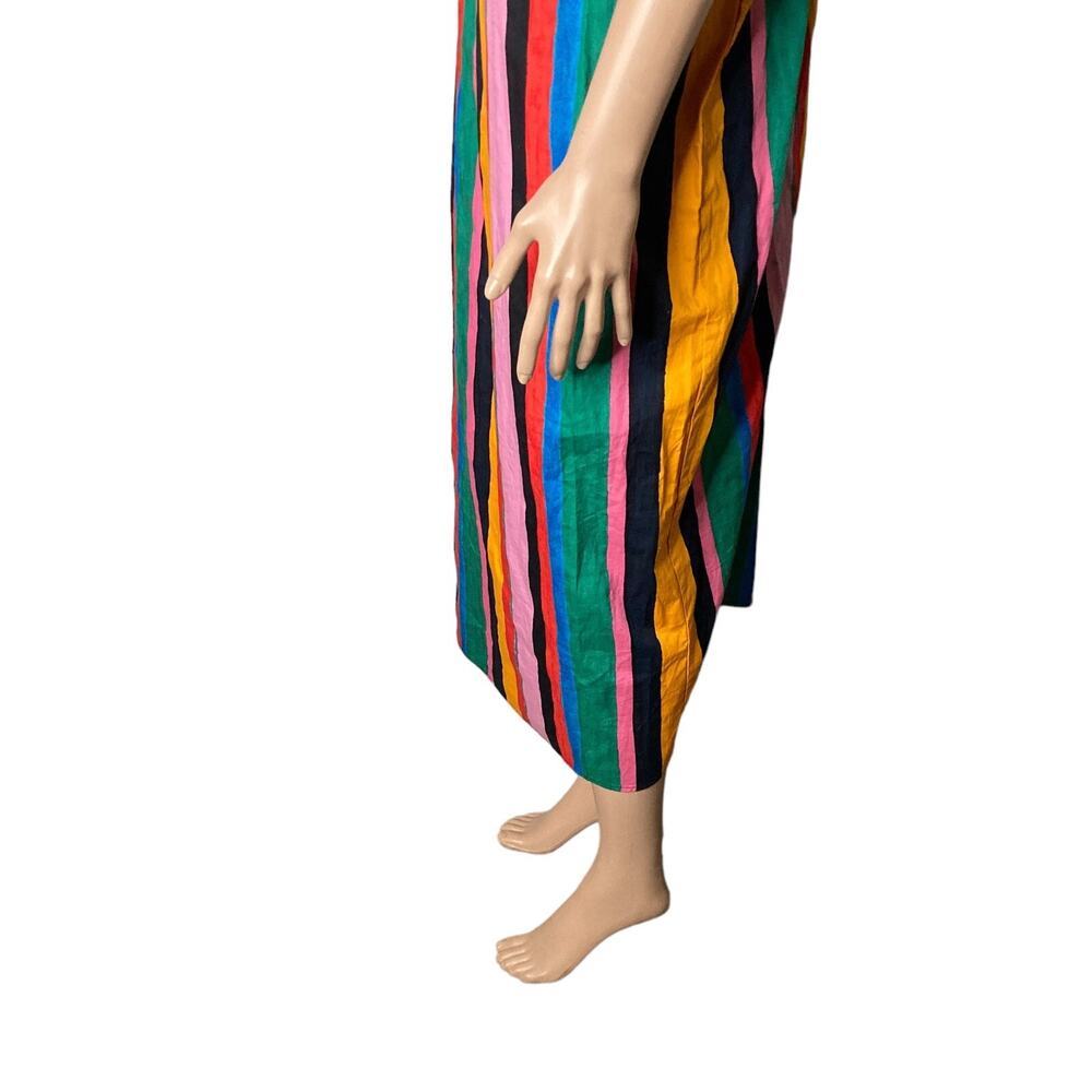 Who What Wear Maxi Dress Womens XXL Striped Multi Colored One Shoulder New - Picture 13 of 16